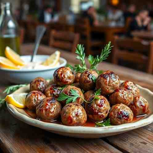 Keftedes - Easy Pork and Beef Meatballs Recipe